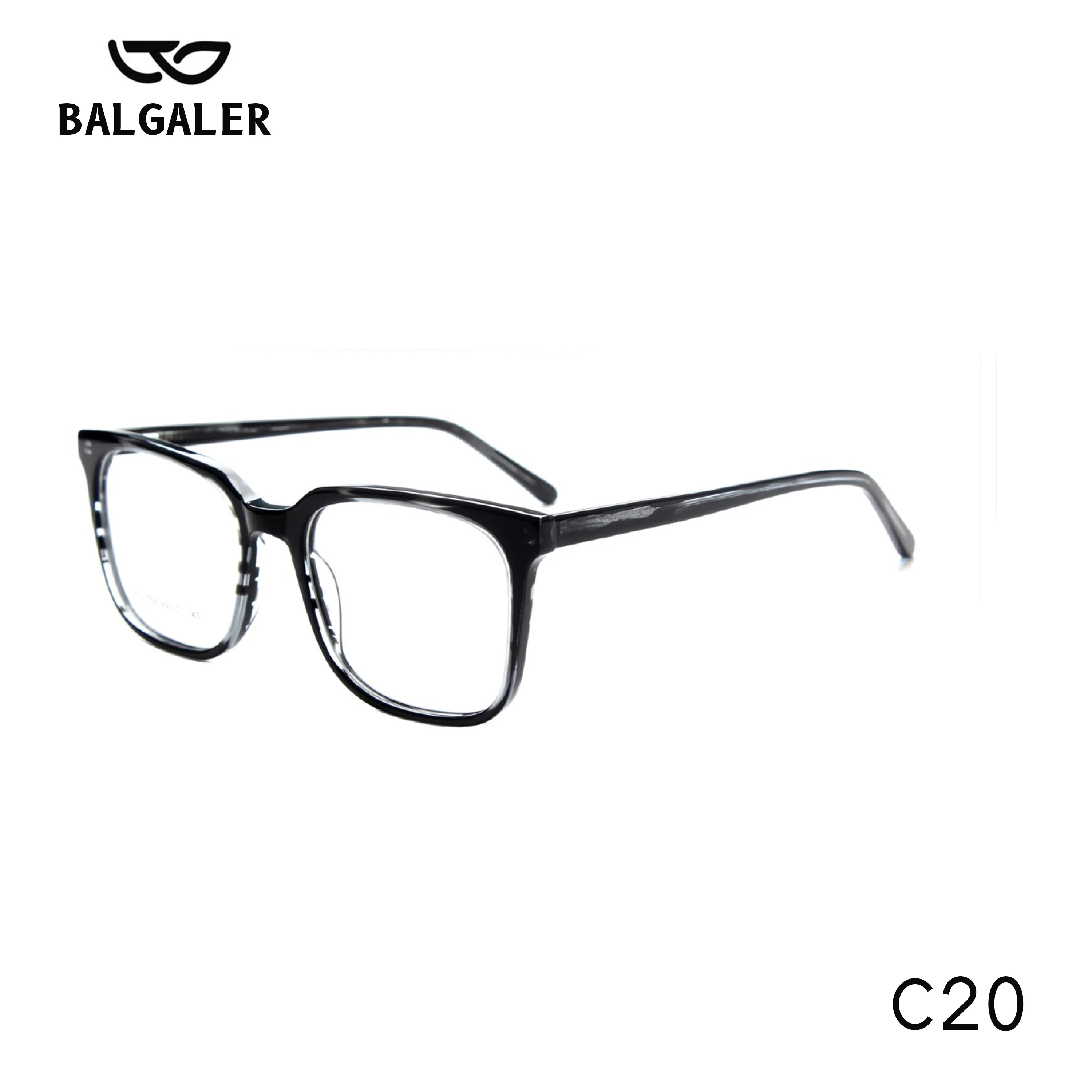 High Quality Frame 2022 New Lenses Clear Thick Frame Eyewear Glasses Blue Light Filter Optical Frames For Woman