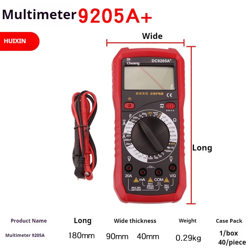 Digital Analog Multimeter Tester Digital Multimeter Professional Voltage Current Resistance