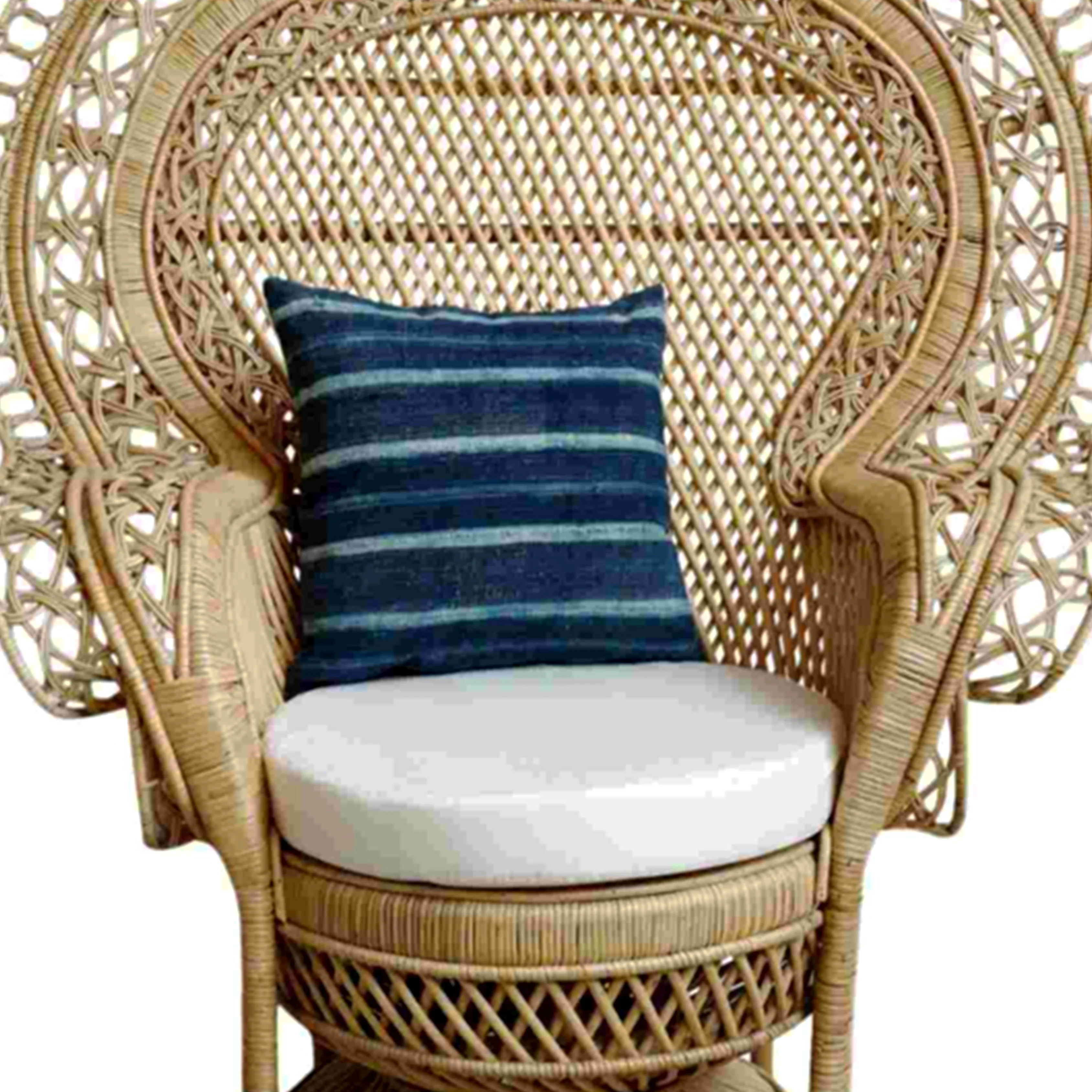 Первоклассный ротанговый стул mahдра в форме павлина в форме яйца светло-коричневого цвета для гостиной