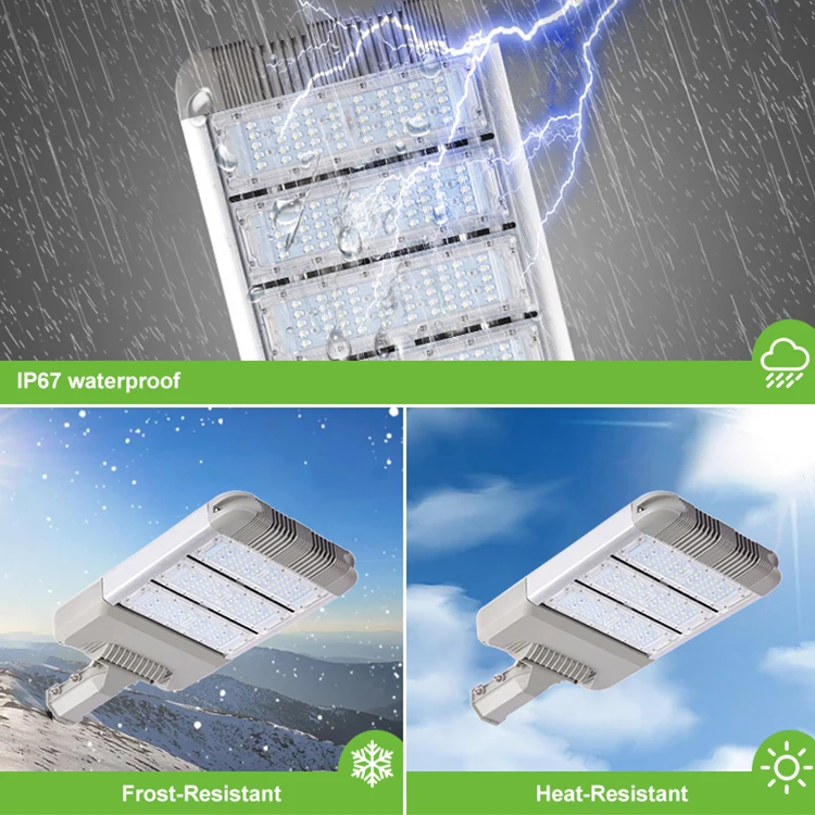 High Quality Ip67 Waterproof Outdoor Highway Streetlight 100w 150w 200w 250w 300w Aluminum SMD Led Street Light
