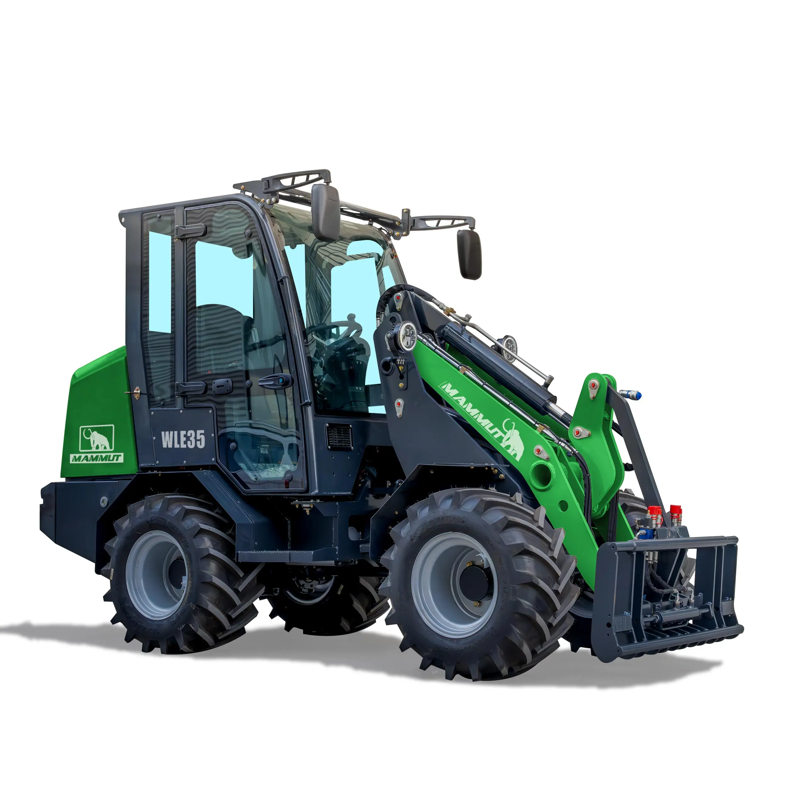 WLE35 Farm machinery 1.2ton 1 ton mini radlader Lithium battery mini front loader