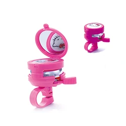 Mini Bicycle Bike Bell Kids Bike Ring Bell With Mini Mirror Alloy Ding Dong Lovely Bike Bicycle Bell