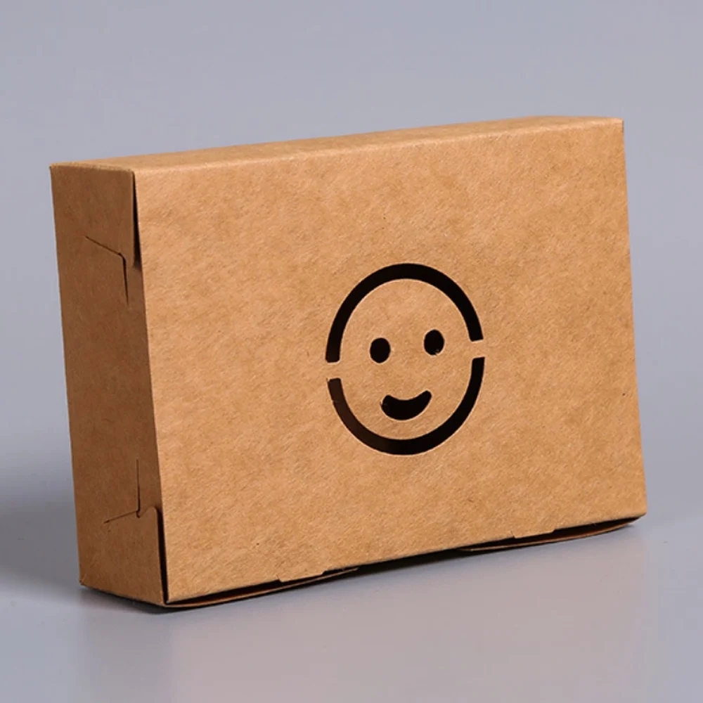 Biodegradable Chicken Takeout Hot Fast Food Fried Boxes Lunch Takeaway Box Disposable Rigid Boxes KS Kraft Paper Packaging Brown