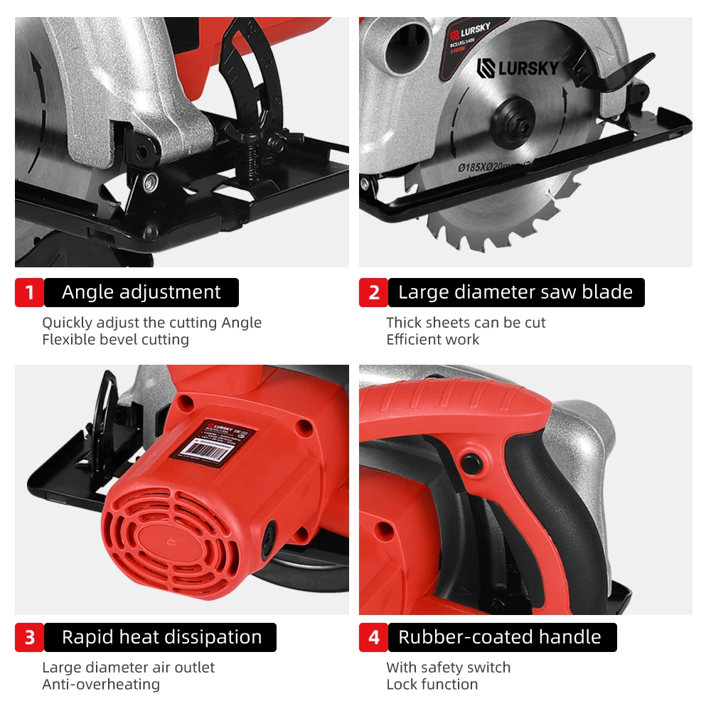 LURSKY miter Saw Factory Directly Supply Hand 110V/220V miter Saw  With Mini Size