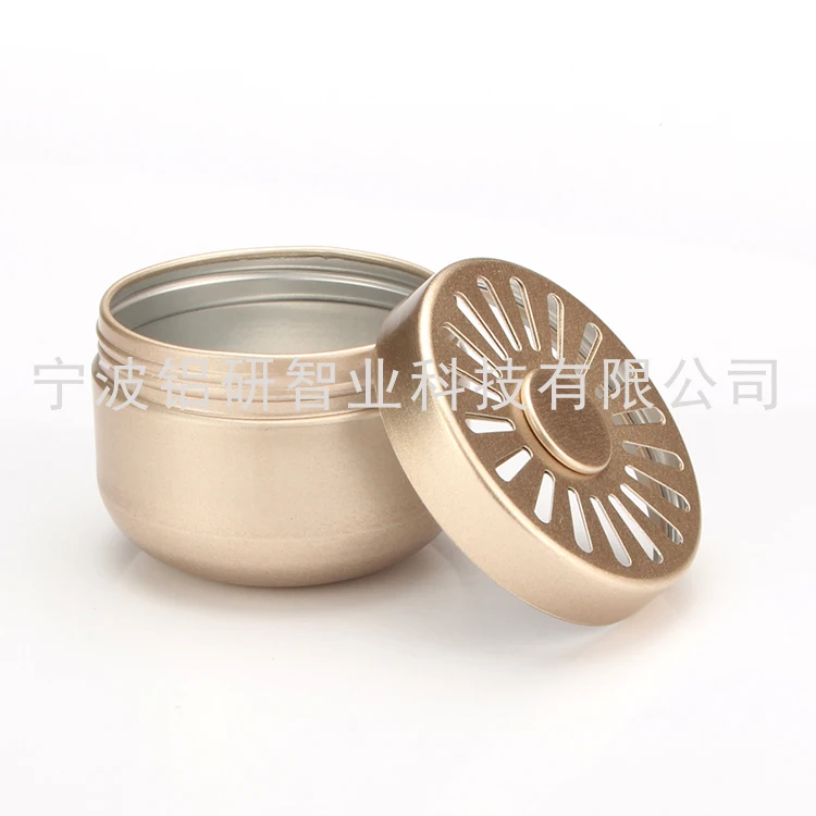 Hot selling 150ml elegant aluminum jar  tin tea herb container for Dubai market