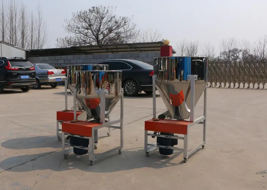 Stainless steel feed mixer, plastic particle powder mixer for aquaculture farm, dry and wet dual-purpose mixer
