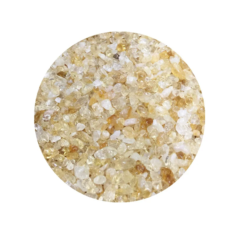 Оптовая продажа, натуральный лечебный цитрин, гравий, топаз, желтый кристалл, кварц, гравированный камень для украшения
