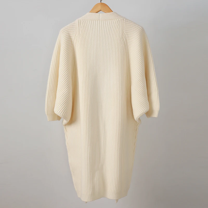 wholesale Factory custom autumn and winter  new batwing sleeve blouse cashmere knitted solid  warm coat  ladies cashmere sweater