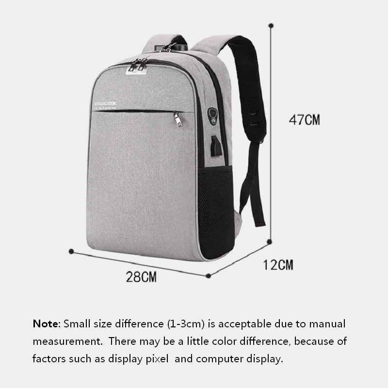
Backpack Laptop Backpack USB Charging Backbag Travel Daypacks Male School Bookbag Leisure Backpack Anti Theft Mochila 