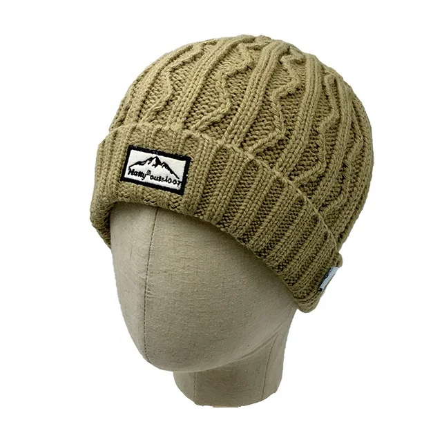 RTS Fashionable high quality knitted hat for adult winter beanie hats
