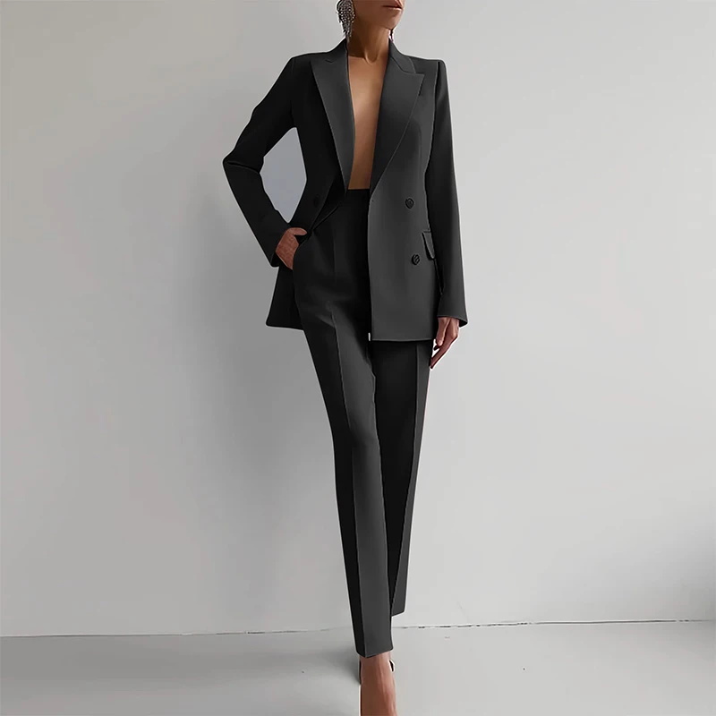 New Arrival Business Suits For Women Slim Blazer And Pants Set For Women Formal Suit Ladies Suits Office Wear