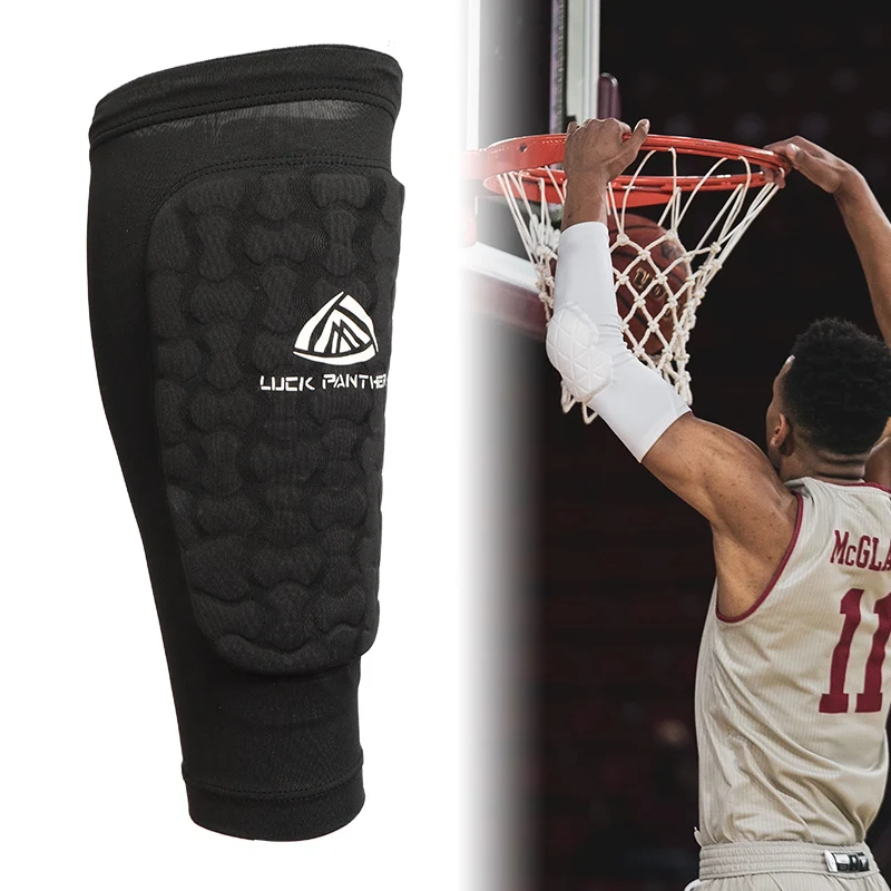 Custom Muay Thai Running Cycling Football Shin Guards Soccer Shin Pads Honeycomb Compression Leg Sleeves Supports with Padded