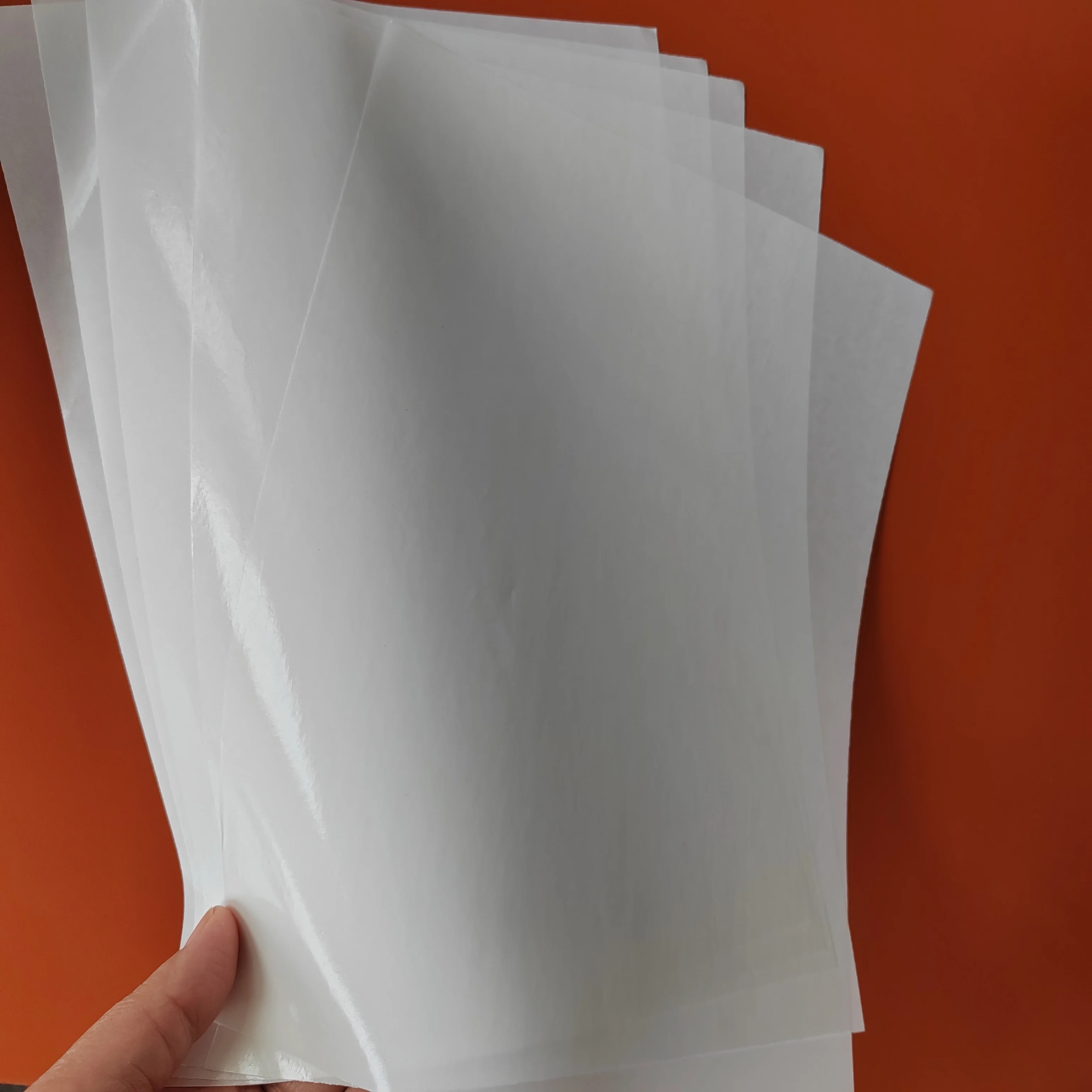 Chinese Supplier Smooth Waterproof 60/80gsm Two Sides Coated Glassine Paper Jumbo Roll