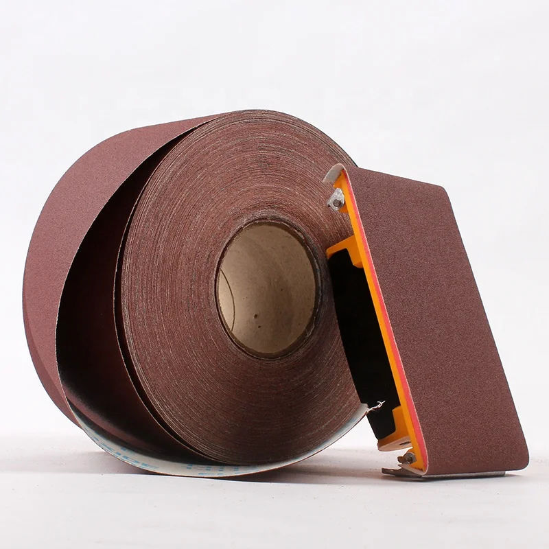 High Quality Emery Cloth Abrasive Sanding cloth Belt Sticky Back Sand Paper Roll  For Grinding And Polishing