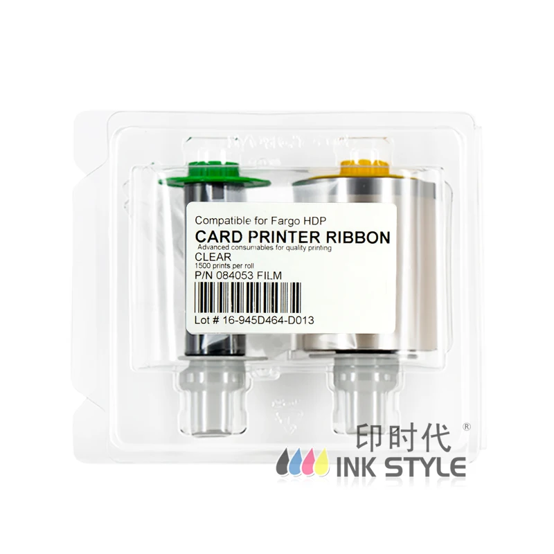 for Fargo 84053 film overlay ribbon compatible for HDP 5000 ID Card Printer