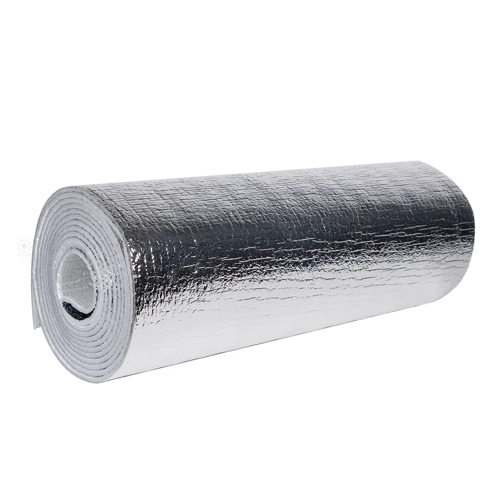 Aluminium Coated XPE/PE Foam Insulation Sheet 3mm 5mm 8mm customized Roof Heat Insulation