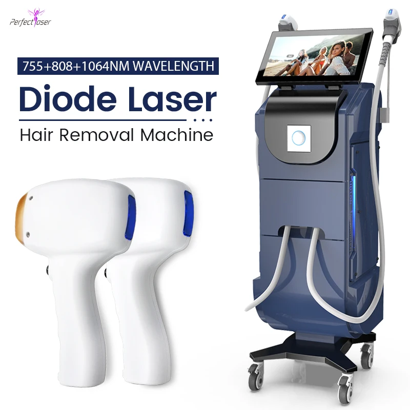 Prices 808Nm Laser Hair Removal Machine Manufacturer Diode 2 In 1 3 Wavelength ice Diode Laser Hair Removal Machine