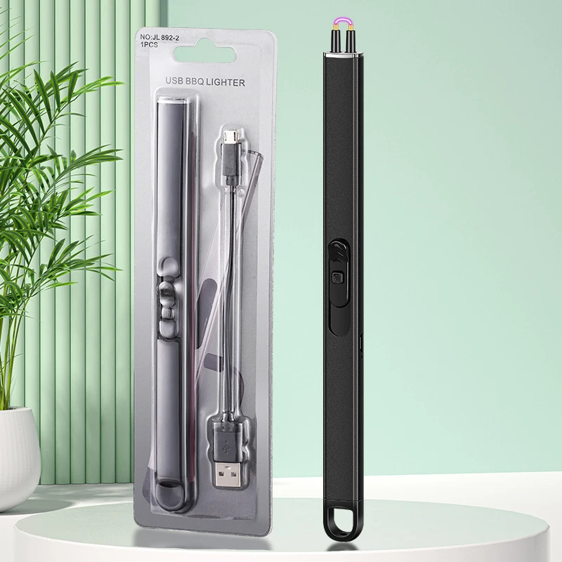 Wholesale Long Customized Electric Candle Lighter Rechargeable Lighters for Candles,Long USB Charging Lighter