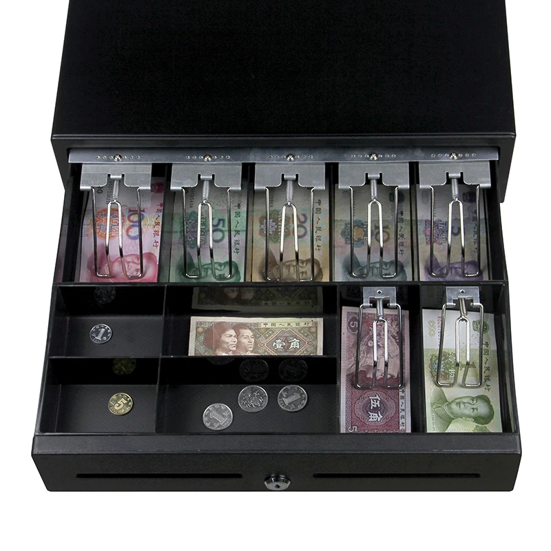 410 Metal Electronic Pos Cash Register Drawer Box Lock Safe Rj11