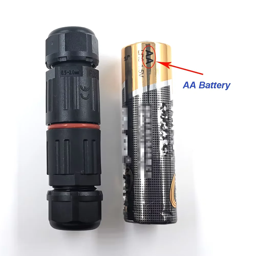 2p 3p Ip68 Mini Waterproof Connector Power Copper 16a Fast Connector 26awg Male & Female Ip68(4m Water Depth)
