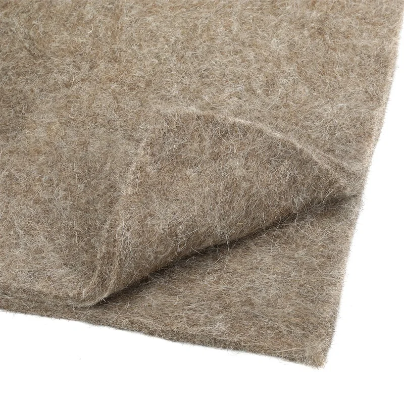 Customized Size Natural Brown Color 100% Wool Felt