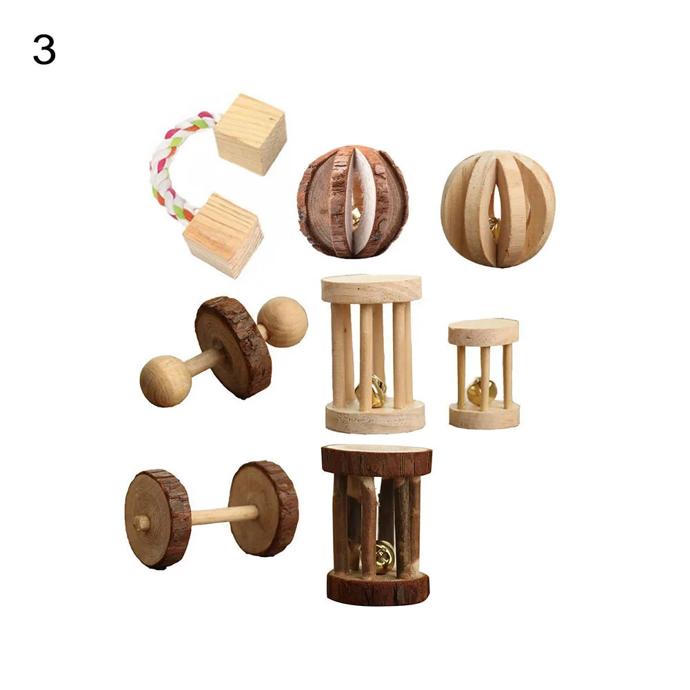 Hamster Wooden Toys Hamster Toy Set Wholesale Hamster Pet Toys and Accessories