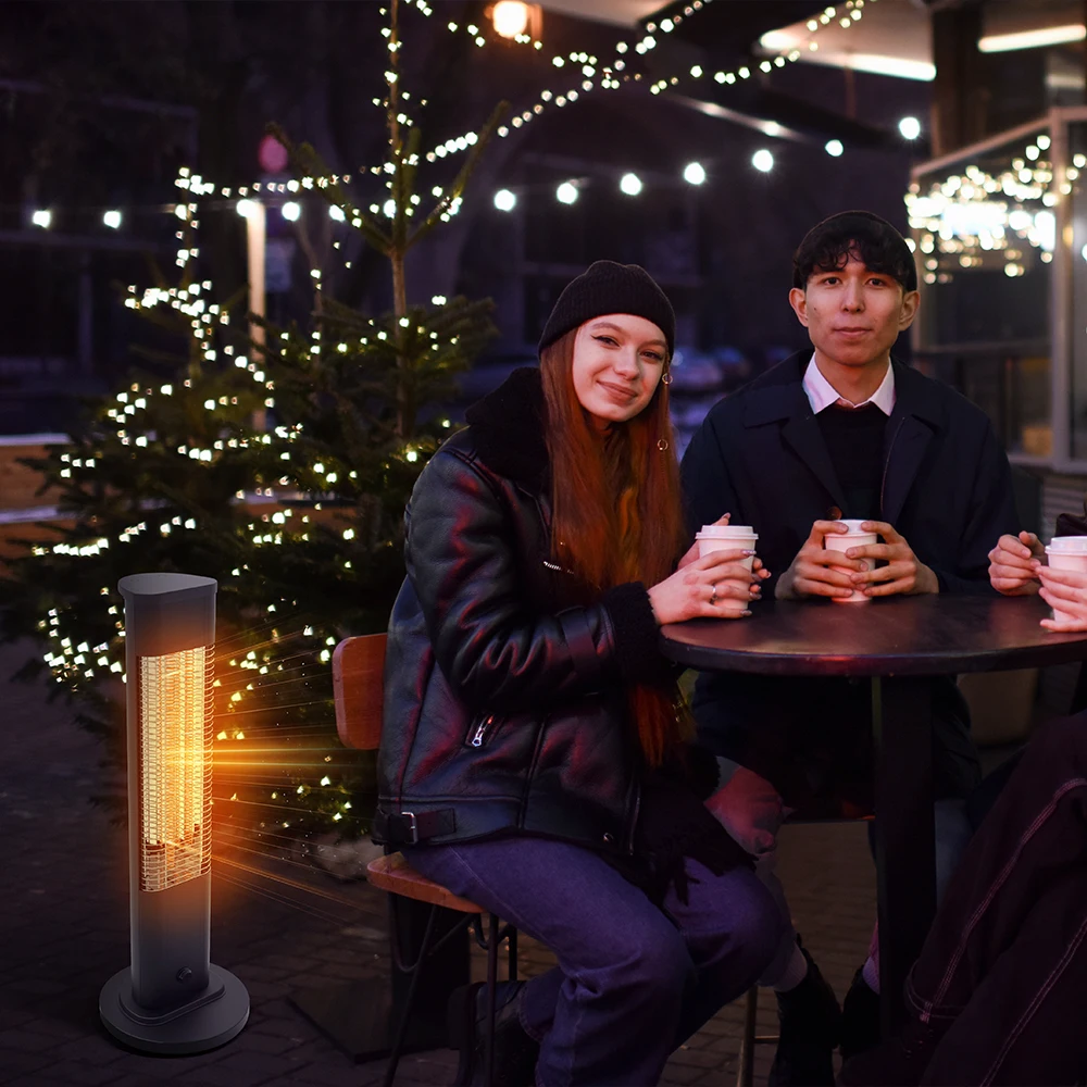 High Efficiency Carbon Fibre Heating Wholesale IP65 800W Outdoor Stand Patio Electric Heaters