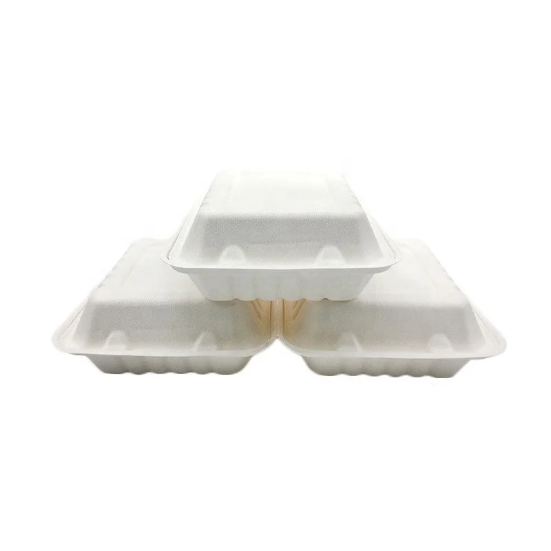 
breakfast small size 5 inch 2020 cake Box Bagasse Sugarcane Burger Box 