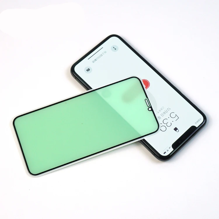 
MRYES New Green Light Anti Blue tempered Glass Film 2.5D 3D 11D Curved Full Glue First Class Screen Protection 