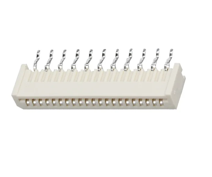 Lycn 1,25 мм Оловянное неблокирующее штыри типа 3-40 N FPC FFC Коннектор с центральным расстоянием прямого погружения для ЖК-дисплея