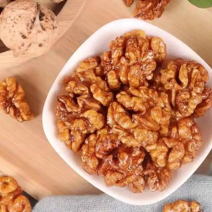 Casual canned snack sweet amber syrup walnut with Sesame