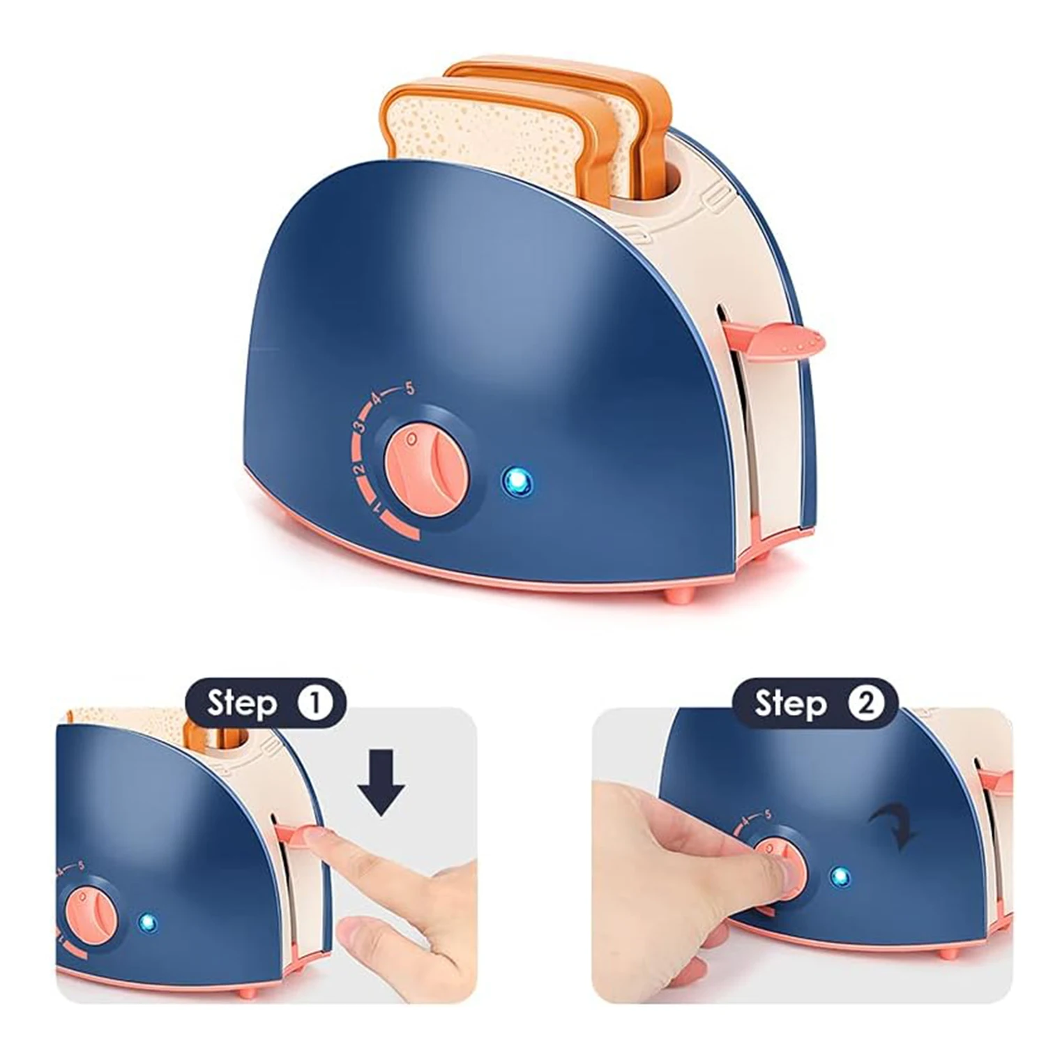 Mixer Blender Toaster Oven Juice Coffee Maker Machine Pretend Play Preschool Electric Mini Kitchen Food Home Appliances Toys