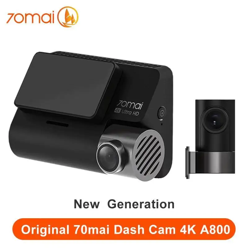 
car recorder A800 Dash Cam Double Recording Built-in GPS ADAS Parking Monitor IMX415 140 FOV Real 4K UHD Image for 70 Mai Mi 