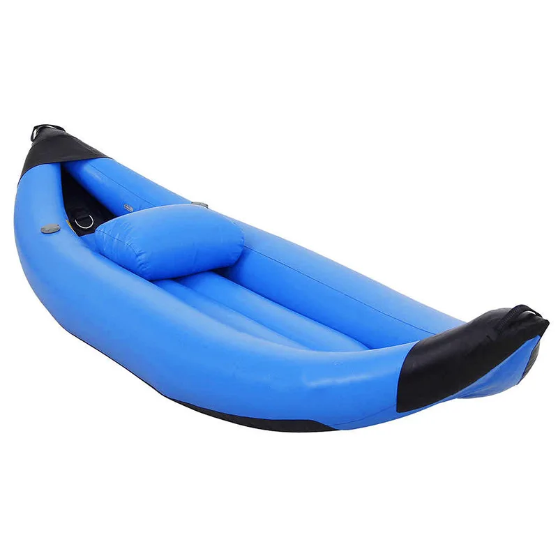 1person pvc rowing boats kayaks popular inflatable 11ft skiff boat kayak wholesale custom