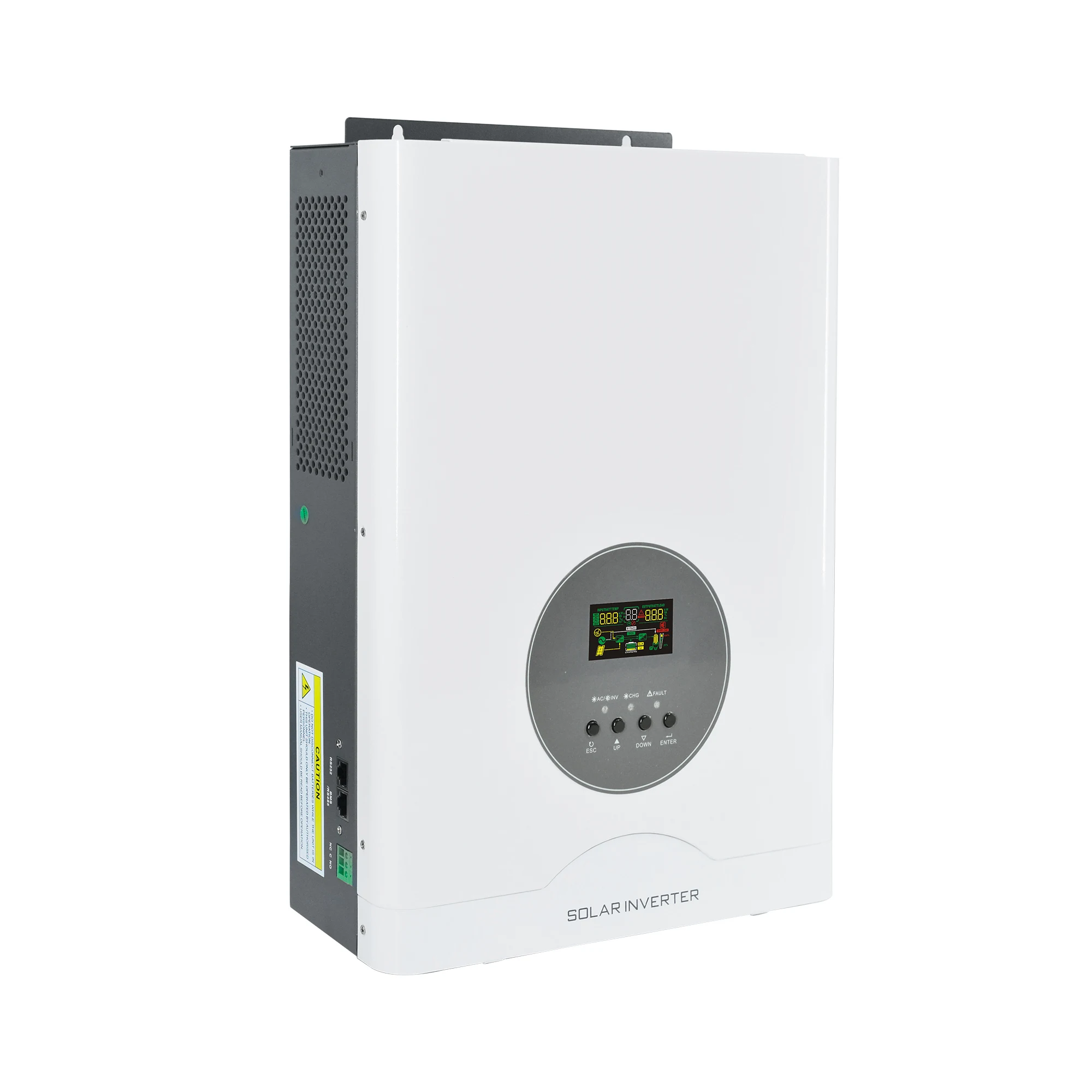 Эффективный 6400 Вт 10 кВт Гибридный солнечный инвертор Growatt 48 В DC однофазный на сетке IP65 тройной Quad AC Выходная солнечная система