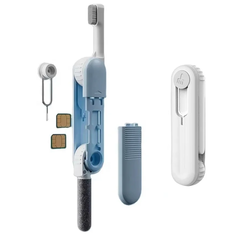 5-in-1 multifunctional cleaning kit portable keyboard and headphone cleaning brush Airpods mobile screen cleaning pen tool