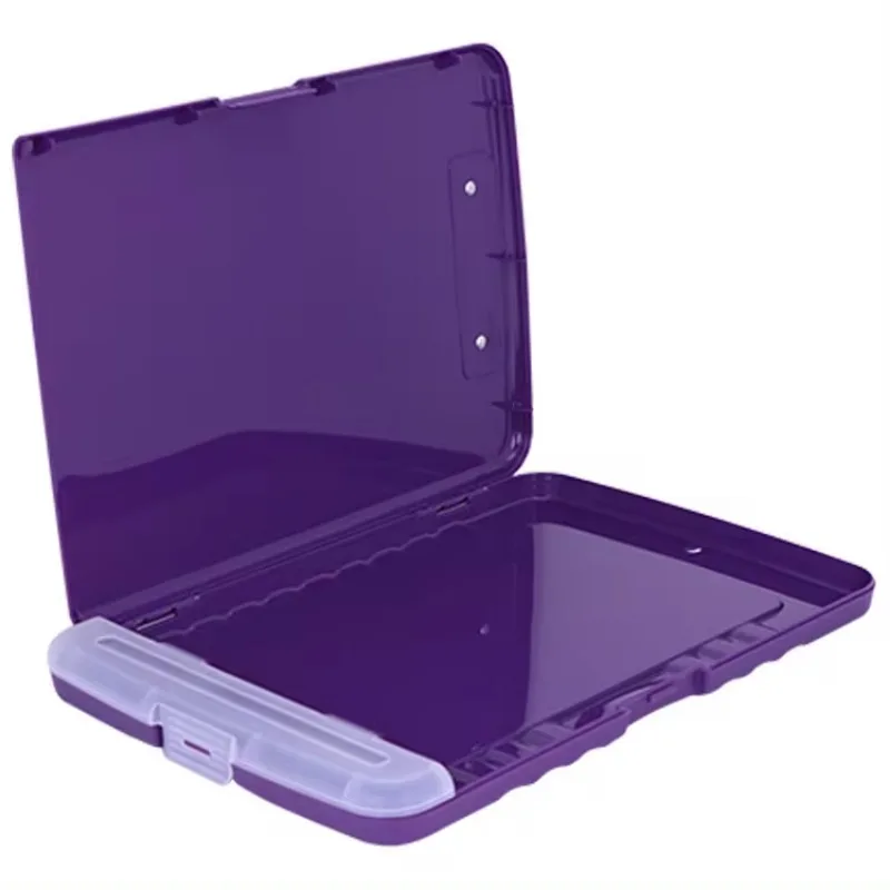 Custom LOGO Multifunction Foldable Sublimation A4 Plastic Nursing Storage Clipboard