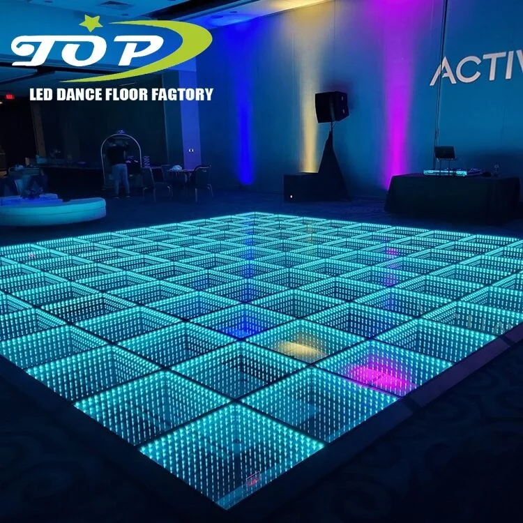 colorful lamp 3d led infinity mirror dance floor