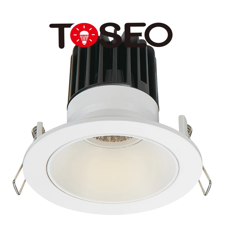 Europe fire-rated Approval Standard IP65 Fireproof Ceiling Led Lights  With Radiator Recessed Led Downlight