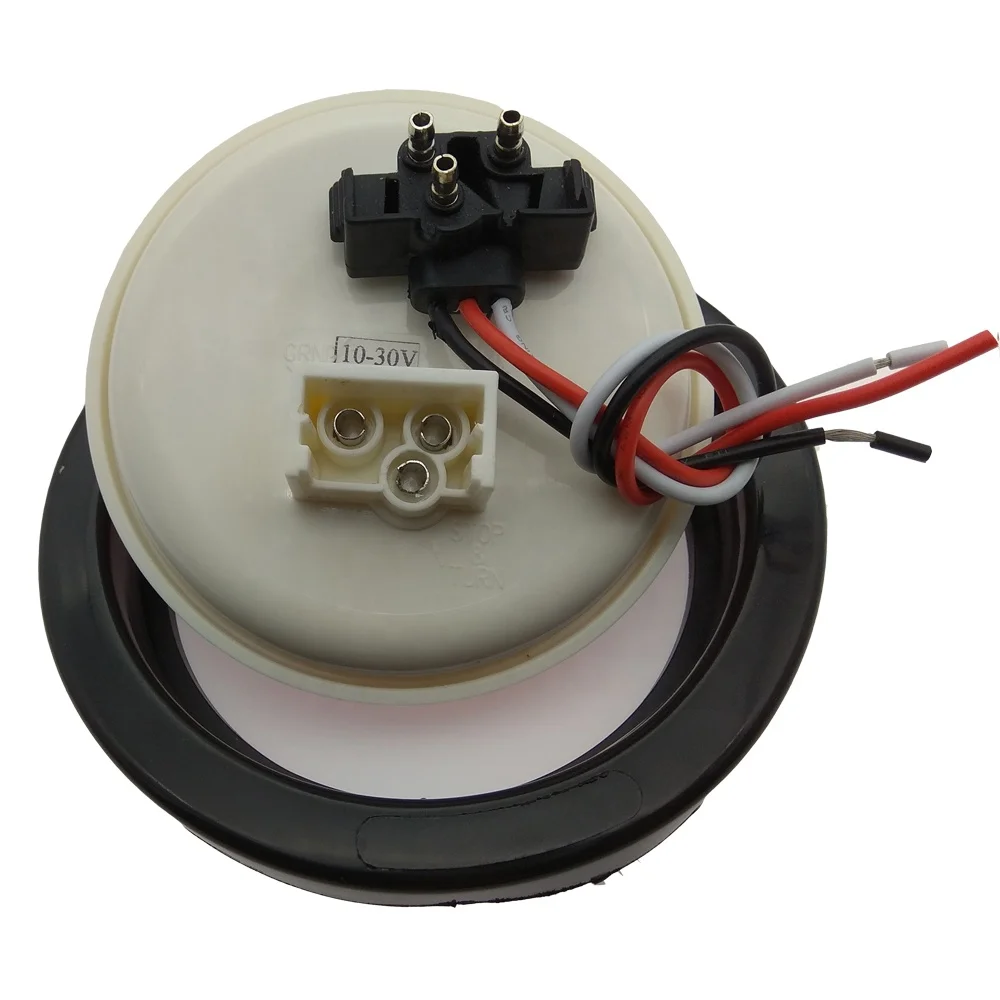 24  Piranha LED 4 Inch Round RV Tail Light for Truck Trailer Van Lorry Stop Turn Tail Combination Lights With rubber grommet