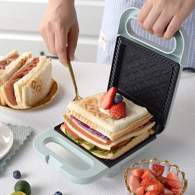 Wholesale Household Double Sided Heating Sandwich Machine Multifunctional Toaster Breakfast Machine