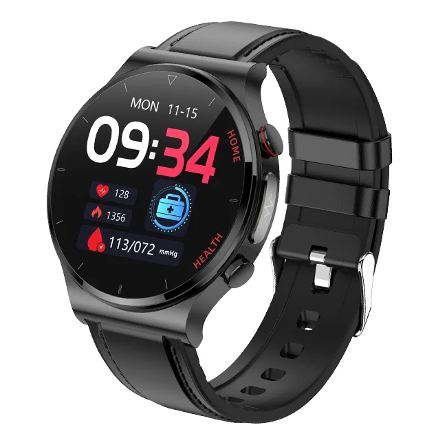 E300 ECG Smart Watch Body Temperature Blood Oxygen Wristwatch Heart Rate Monitor Wholesale Health Smartwatch