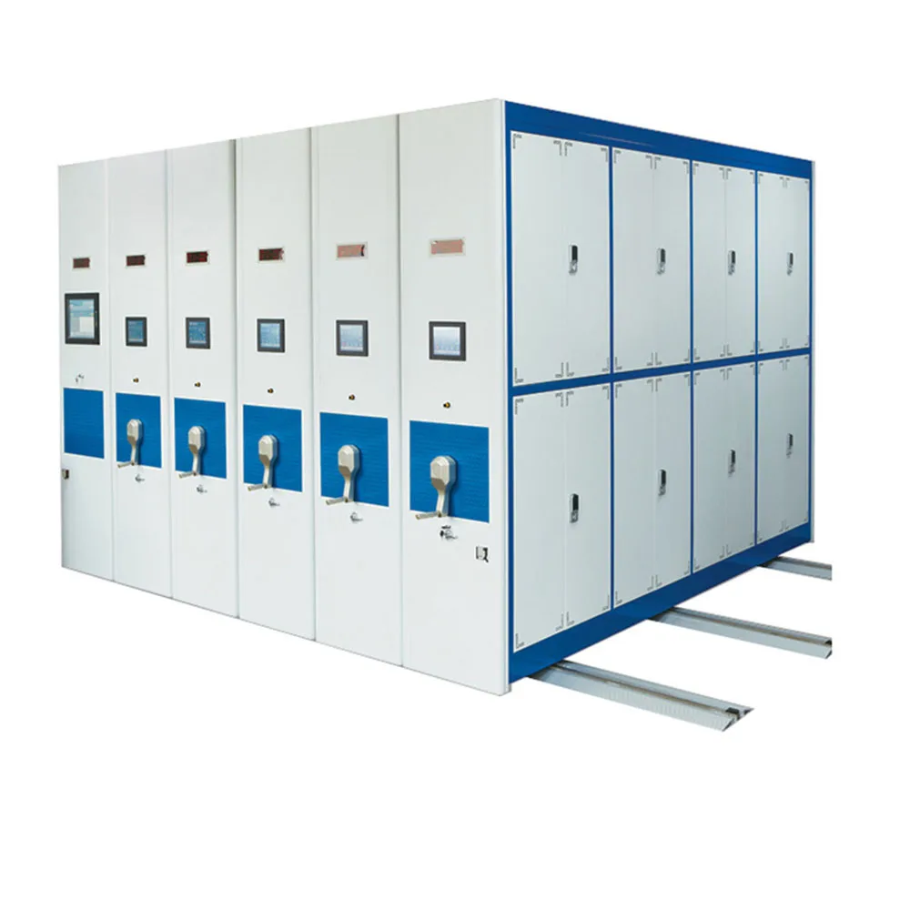 Customizable Mobile Manual Automatic Compacts Compact Shelving Filing Storage Cabinet Metal Guangzhou Customized Shop Shelves