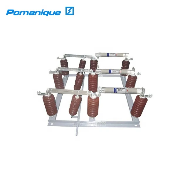 Высоковольтный трехфазный полимерный отсоединительный переключатель изоляция тока 24 кВ