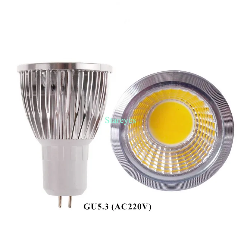 
Free shipping 100 Pcs Dimmable 3W 5W GU10 E27 B22 E14 GU5.3 MR16 LED COB Spotlight Downlight droplight Light lamp Bulb Lighting 