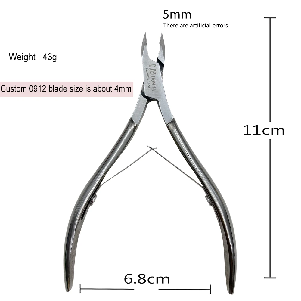 High Quality Vietnam Nail Nipper Toes Dead Skin Pliers Trimming Stainless Steel Manicure Scissors