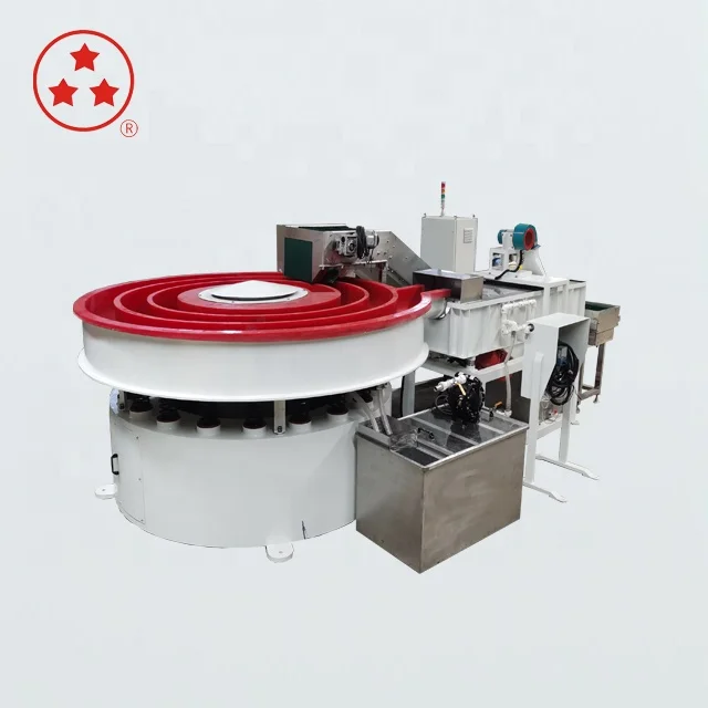 AUTO Spiral vibratory finishing / deburring machine system