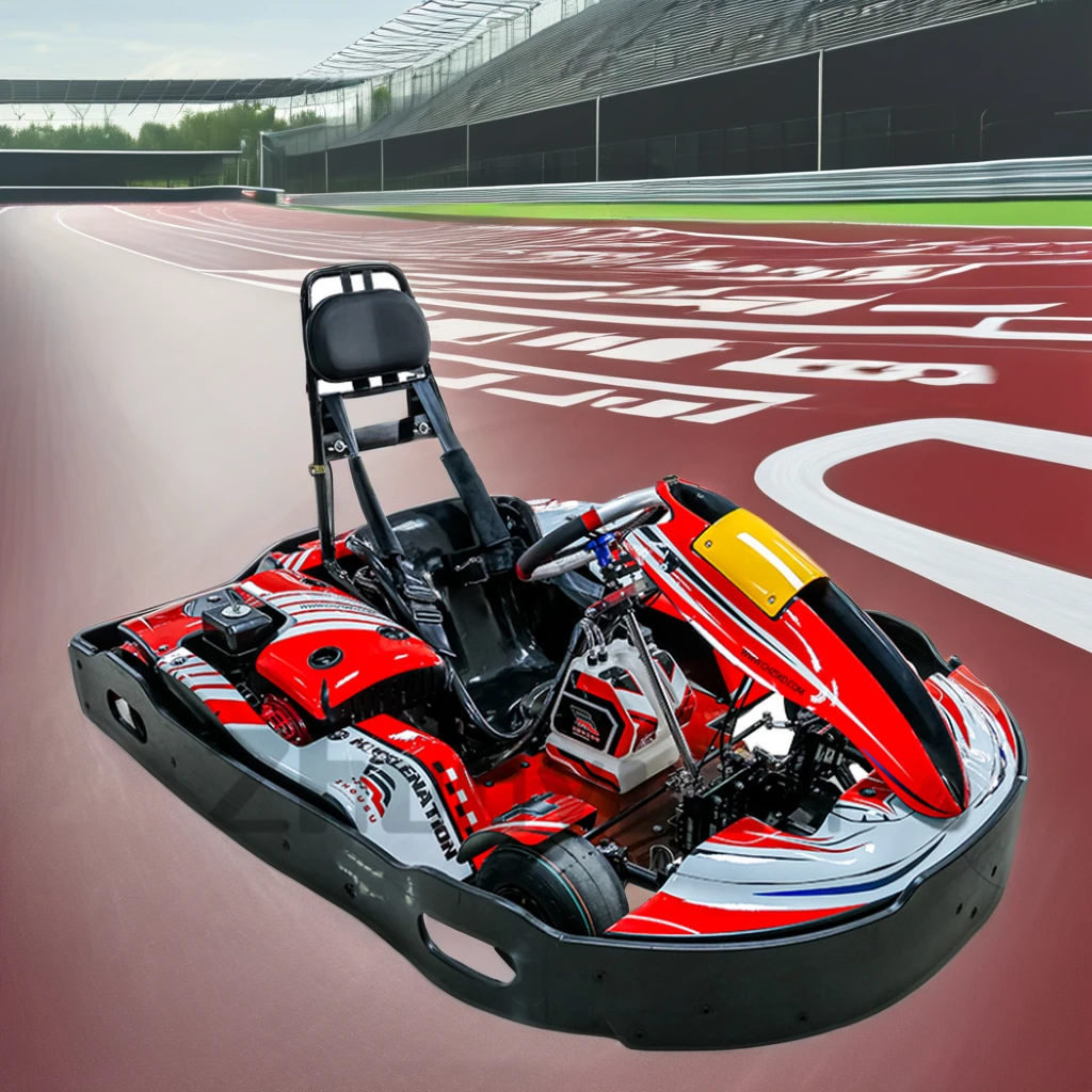 Gasoline go kart 48v 1000w playground racing go karts for adults or kids racing go kart bumpers