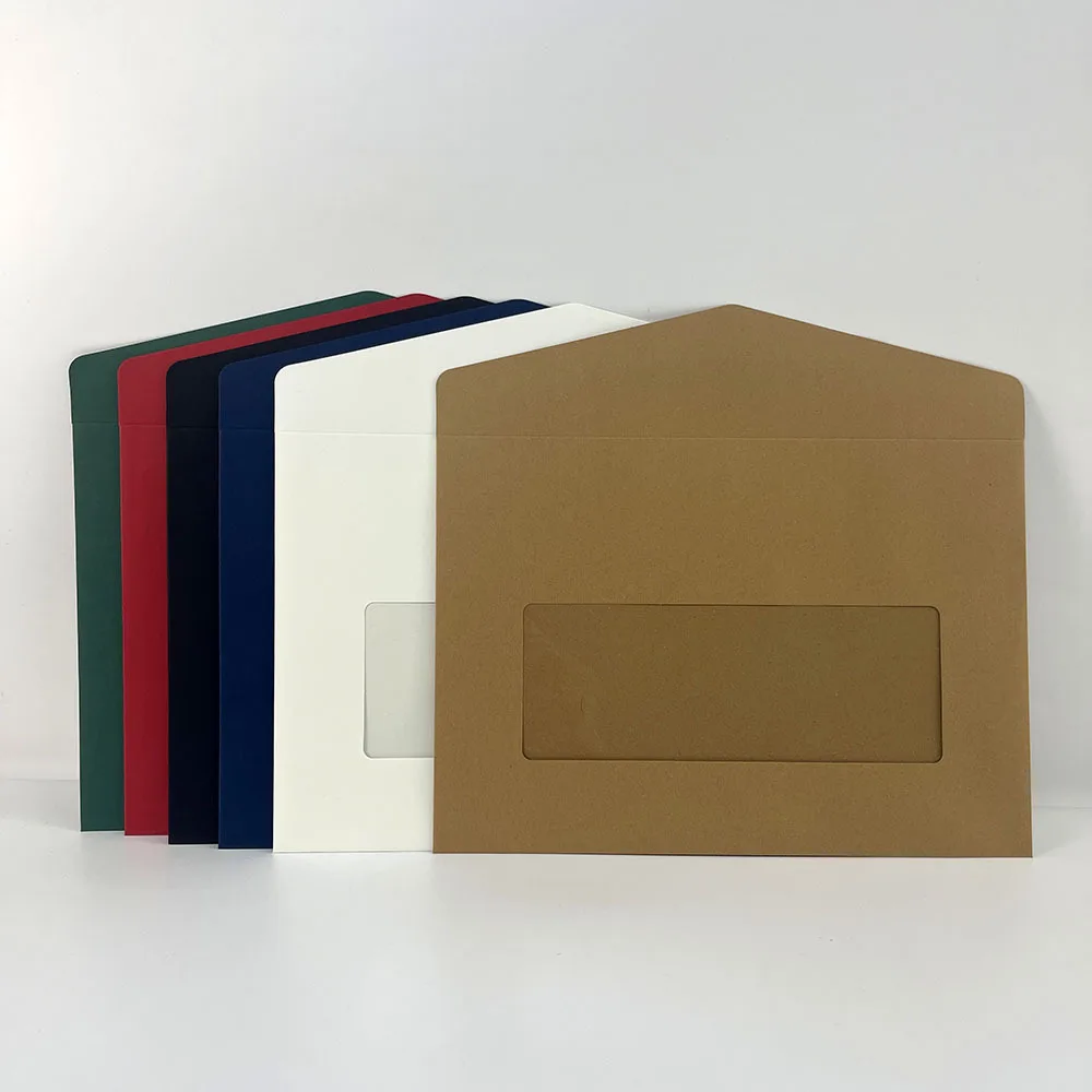Custom Security Mailing Envelopes With Window White Envelop Business Letter Envelope