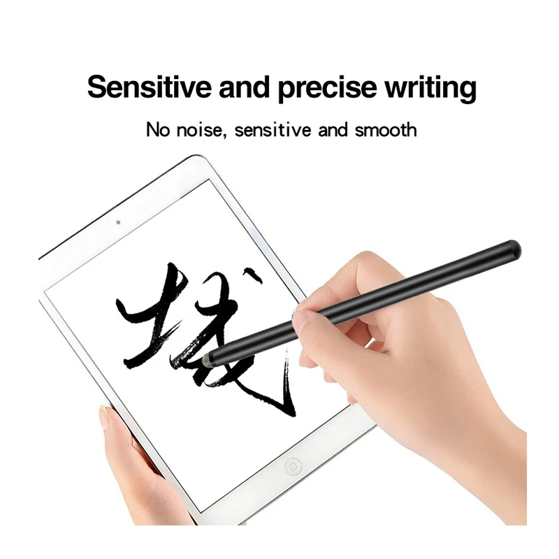 Умный емкостный карандаш для сенсорного экрана, новый алюминиевый планшет 2021 с тканью, рекламный Пользовательский логотип, металлический стилус